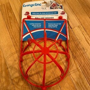 Ball cap/ hat washer device for safe washing